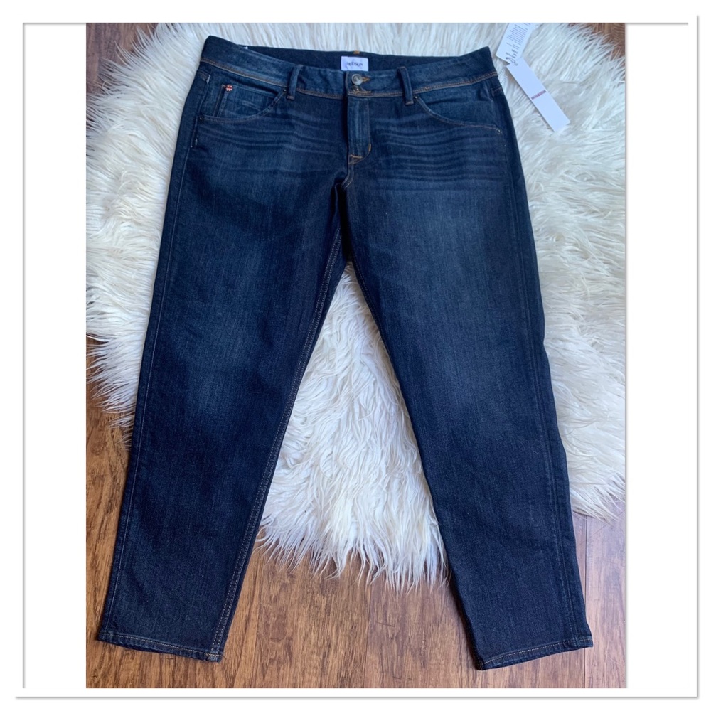 Hudson Collin Skinny Ankle Jeans 28” Inseam Blue Denim Size 32 New With Tag